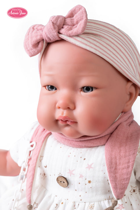 Antonio Juan papusa Reborn Alejandra cu bentita 52 cm 3 ani+ Imagine secundară a produsului