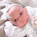 Antonio Juan papusa reborn Nica cu paturica si suzeta 42 cm 3 ani+