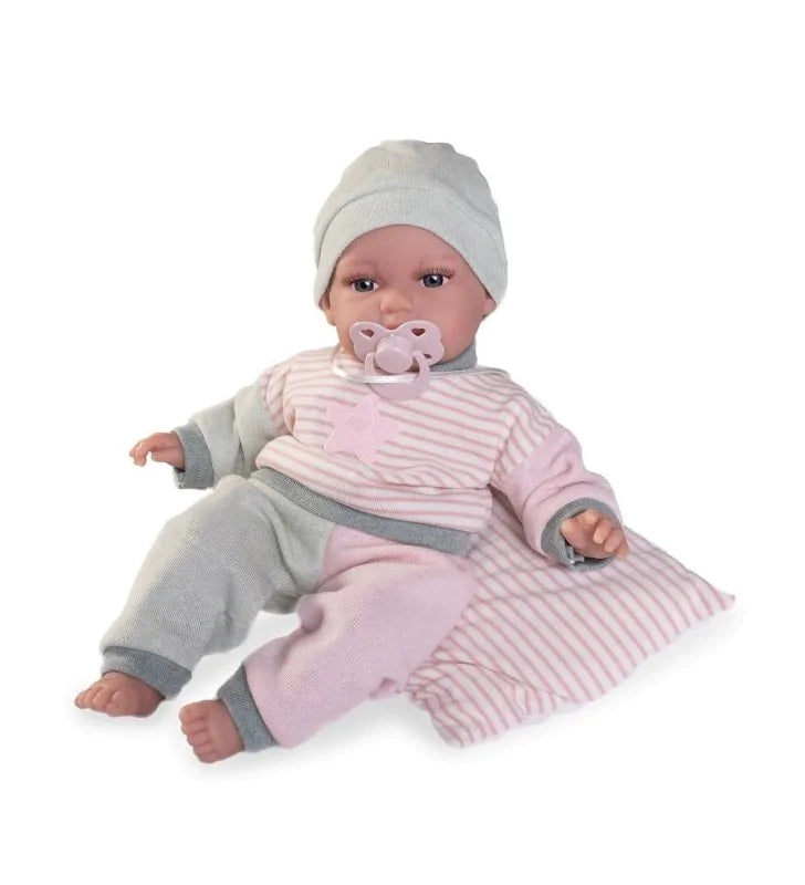 Antonio Juan papusa cu corp moale Toneta in pijama cu mecanism de gangureala 34 cm 3 ani+ Imagine secundară a produsului