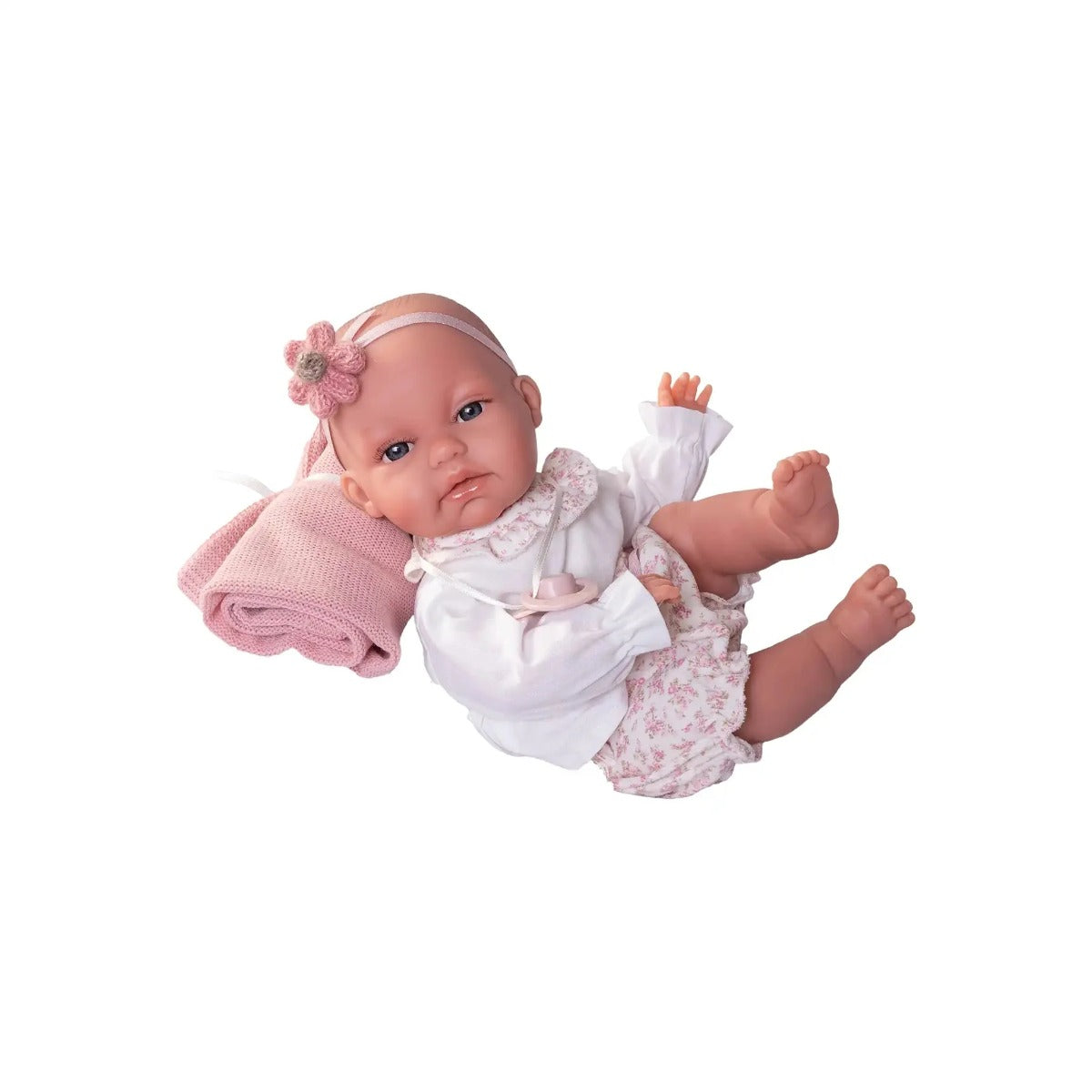 Antonio Juan papusa Toneta cu paturica 34 cm 3 ani+