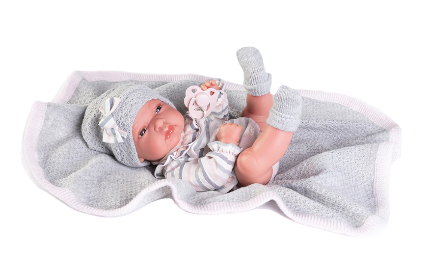 Antonio Juan papusa Toneta cu paturica 33 cm 3 ani+ 01 Imagine principală a produsului