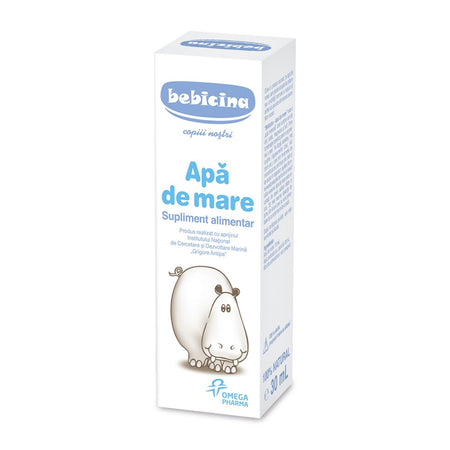 Bebicina apa de mare pentru igiena nazala 30 ml