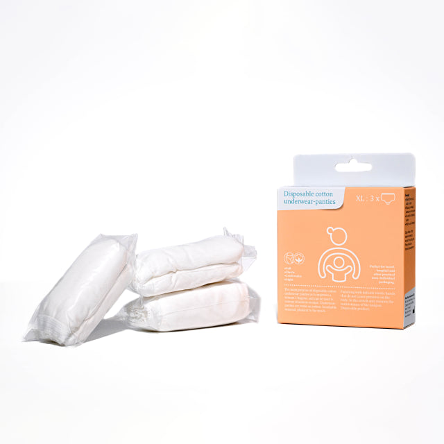 Apfia Care chiloti din bumbac de unica folosinta 3 buc marime XL Imagine secundară a produsului