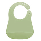AppeKids baveta silicon cu buzunarel 6m+ Raw Green