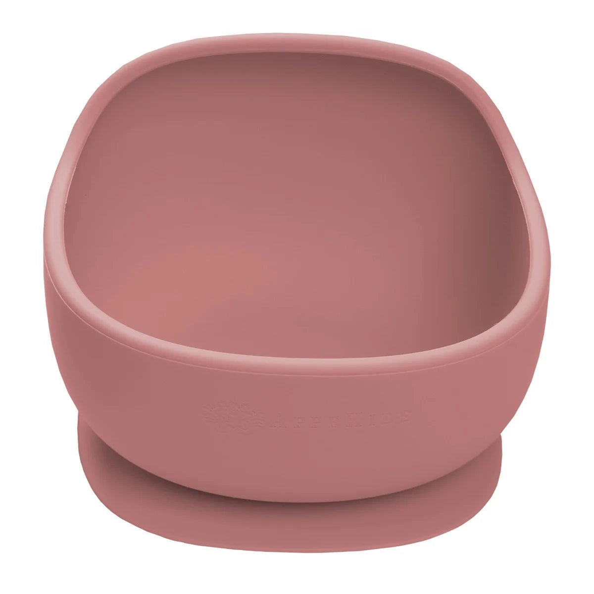 AppeKids bol silicon cu ventuza Classic 6m+ Old Rose