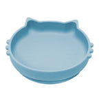 AppeKids bol silicon cu ventuza Kitty II pentru 6m+ Aqua Blue