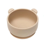 AppeKids bol silicon cu ventuza Little Bear 6m+ Bubble Beige