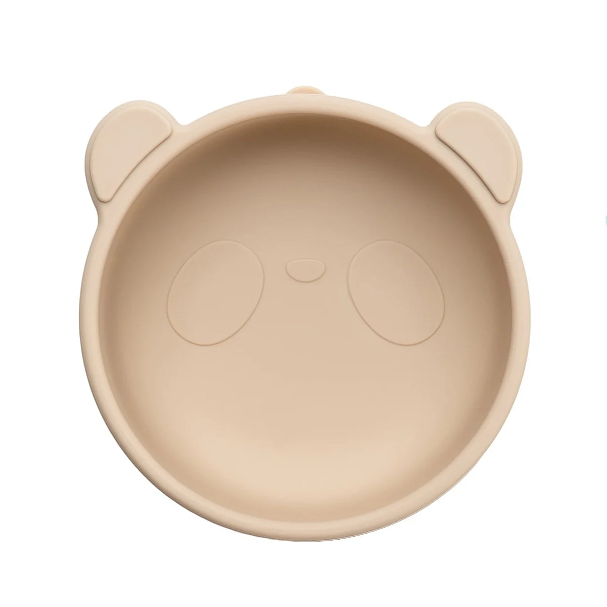 AppeKids bol silicon cu ventuza Little Bear 6m+ Bubble Beige
