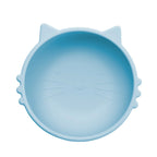 AppeKids bol silicon cu ventuza Kitty I pentru 6m+ Aqua Blue