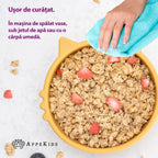 AppeKids bol silicon cu ventuza Kitty I pentru 6m+ Honey