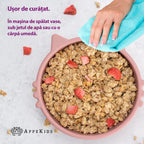 AppeKids bol silicon cu ventuza Kitty I pentru 6m+ Old Rose