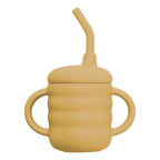 AppeKids cana din silicon cu pai 6m+ Honey