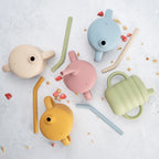 AppeKids cana din silicon cu pai 6m+ Raw Green