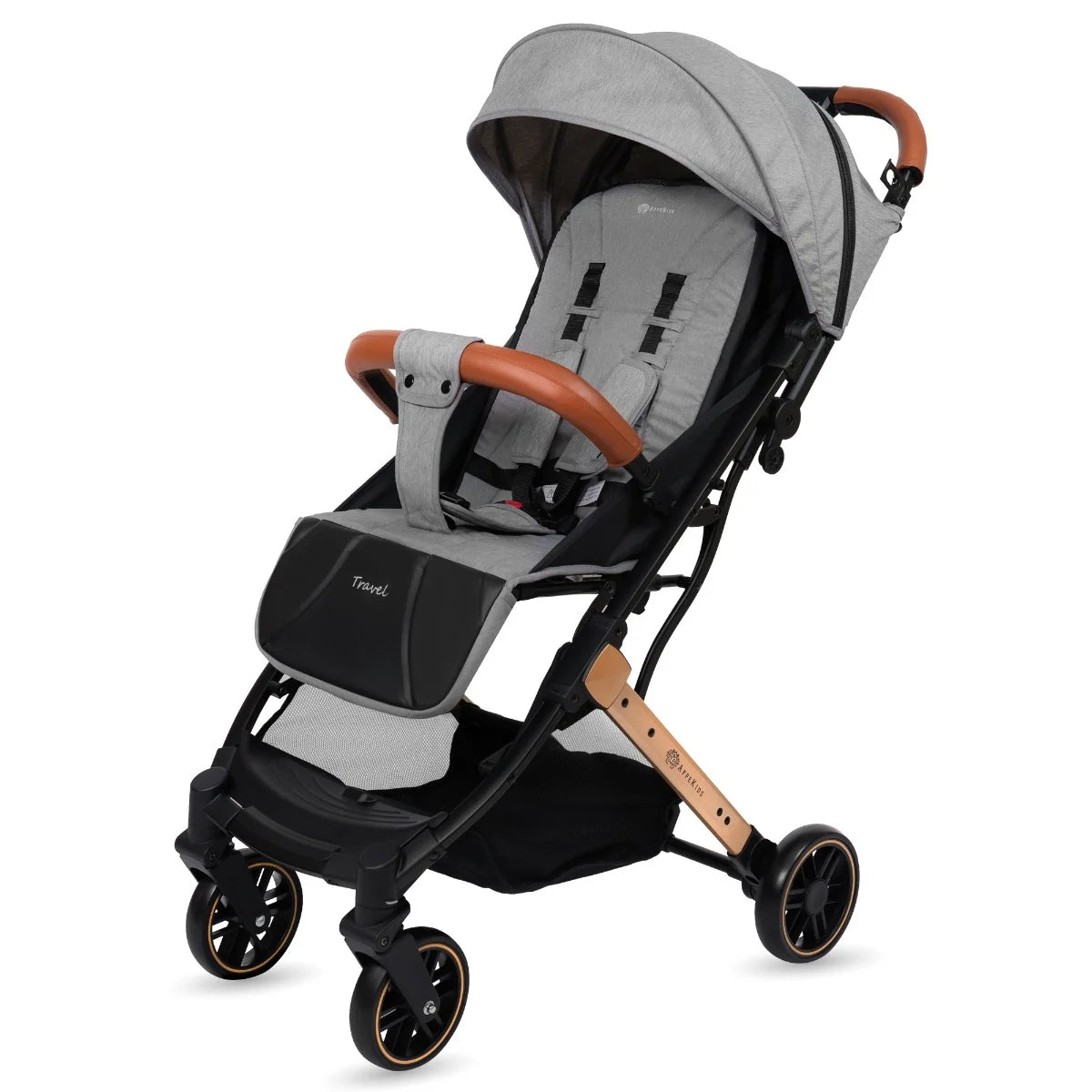 AppeKids carucior sport ultracompact Travel tip troller 6m+ Grey Imagine principală a produsului
