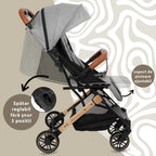 AppeKids carucior sport ultracompact Travel tip troller 6m+ Grey