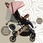 AppeKids carucior sport ultracompact Travel tip troller 6m+ Pink