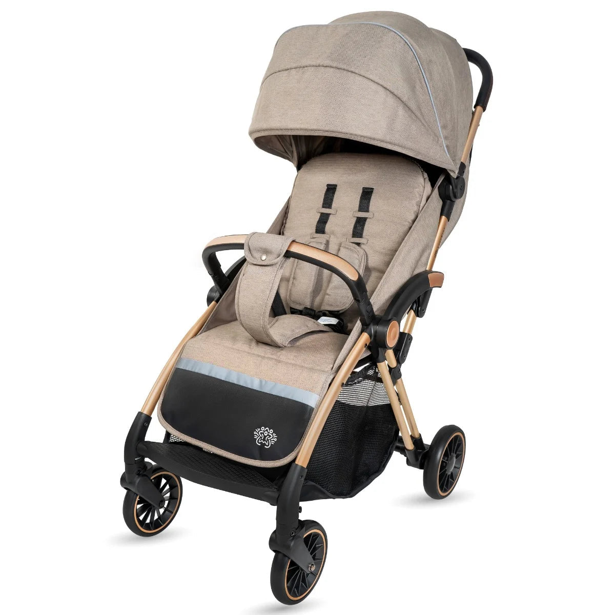 AppeKids carucior sport ultracompact Upp 0m+ Bubble Beigev Imagine principală a produsului