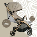 AppeKids carucior sport ultracompact Upp 0m+ Bubble Beige