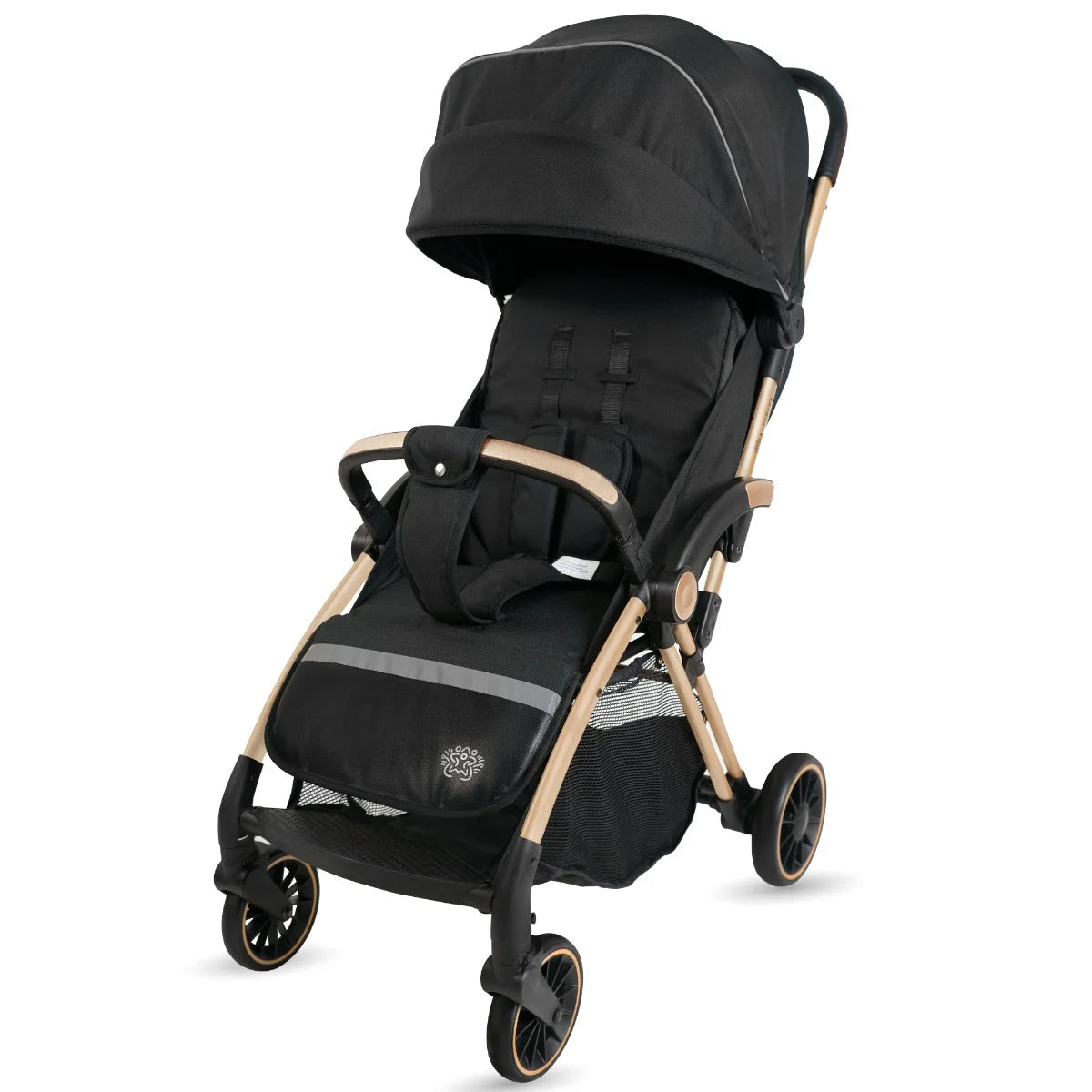 AppeKids carucior sport ultracompact Upp 0m+ Jet Black Imagine principală a produsului