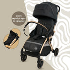 AppeKids carucior sport ultracompact Upp 0m+ Jet Black