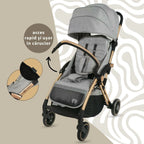 AppeKids carucior sport ultracompact Upp 0m+ Powder Grey