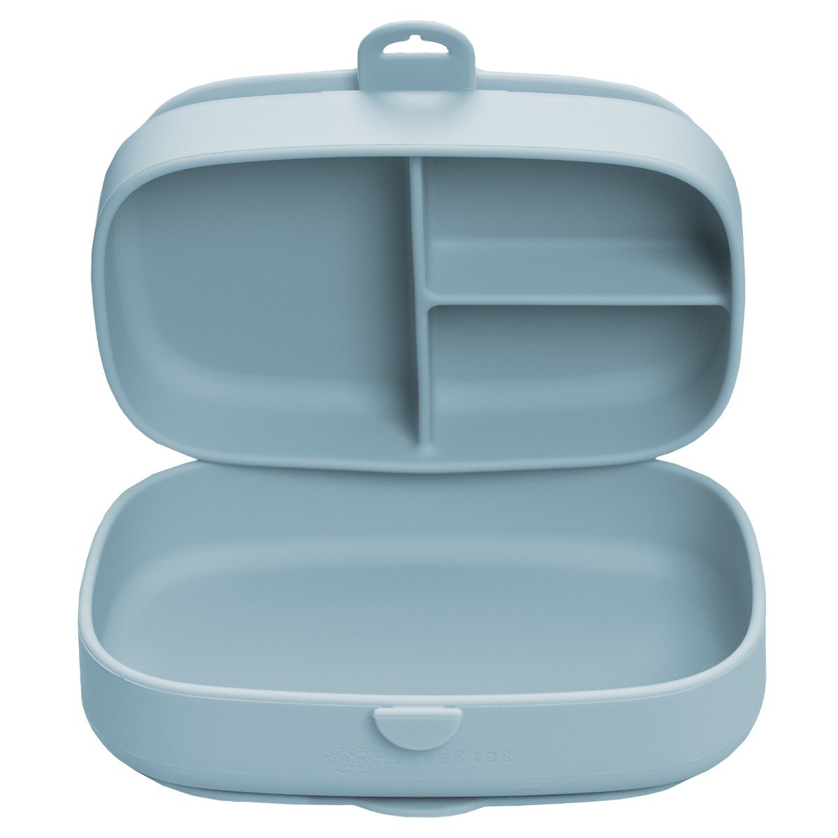 AppeKids caserola compartimentata din silicon cu ventuza Magic Box 6m+ Aqua Blue