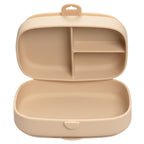 AppeKids caserola compartimentata din silicon cu ventuza Magic Box 6m+ Bubble Beige