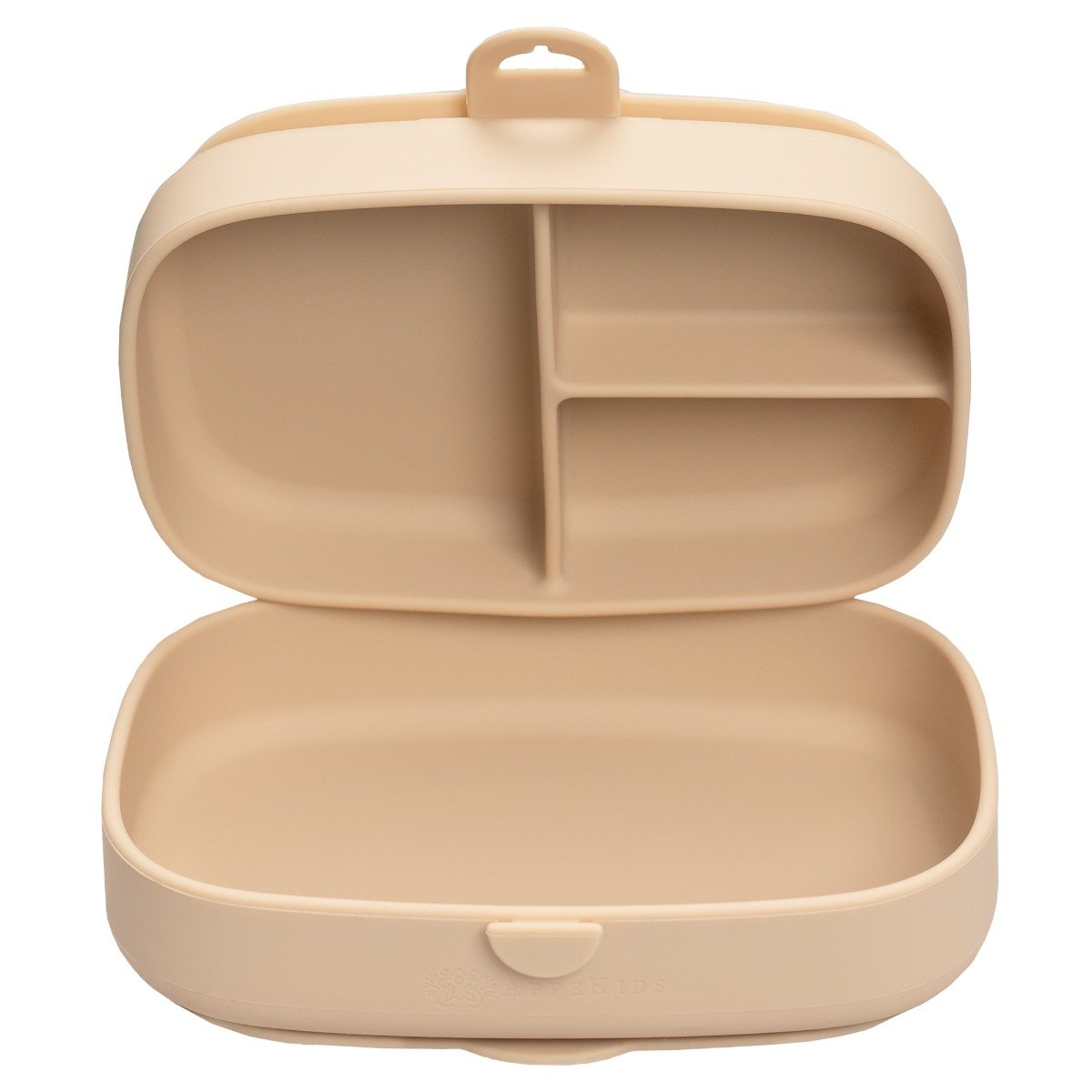 AppeKids caserola compartimentata din silicon cu ventuza Magic Box 6m+ Bubble Beige