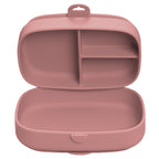 AppeKids caserola compartimentata din silicon cu ventuza Magic Box 6m+ Old Rose