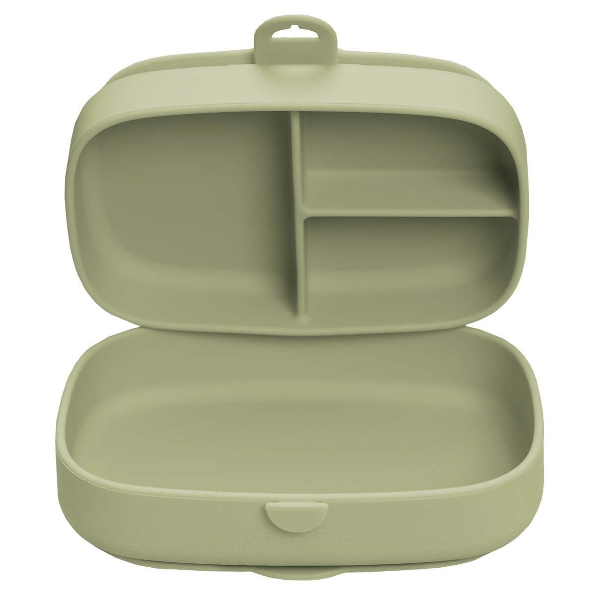 AppeKids caserola compartimentata din silicon cu ventuza Magic Box 6m+ Raw Green Imagine principală a produsului