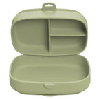 AppeKids caserola compartimentata din silicon cu ventuza Magic Box 6m+ Raw Green