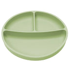 AppeKids farfurie silicon compartimentata cu ventuza 6m+ Raw Green