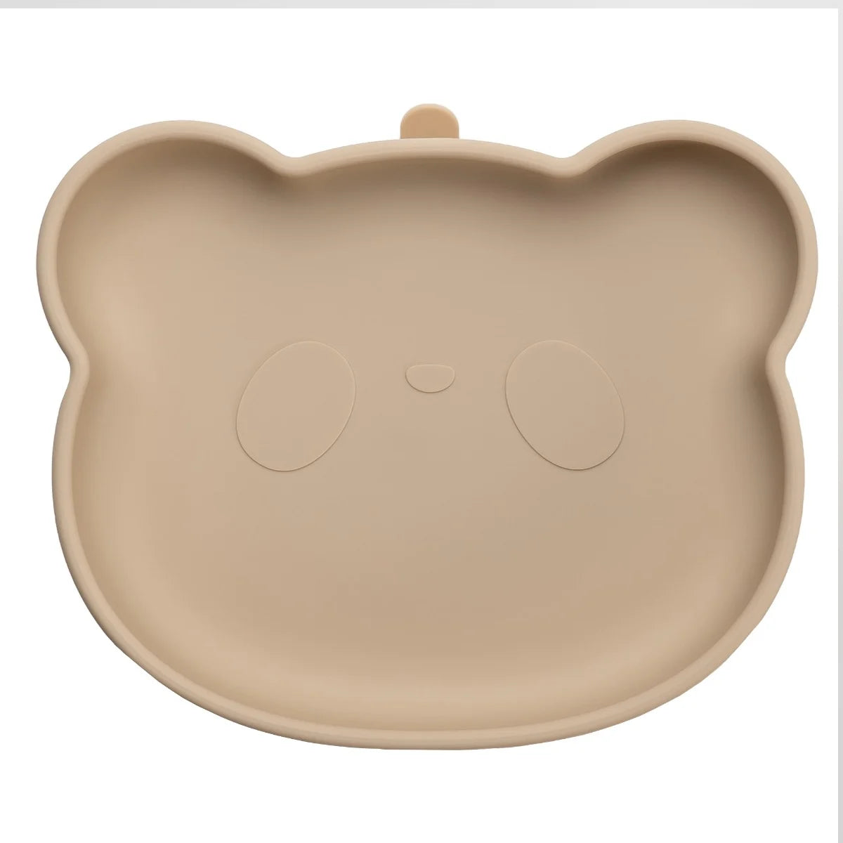 AppeKids farfurie silicon cu ventuza Little Bear 6m+ Bubble Beige