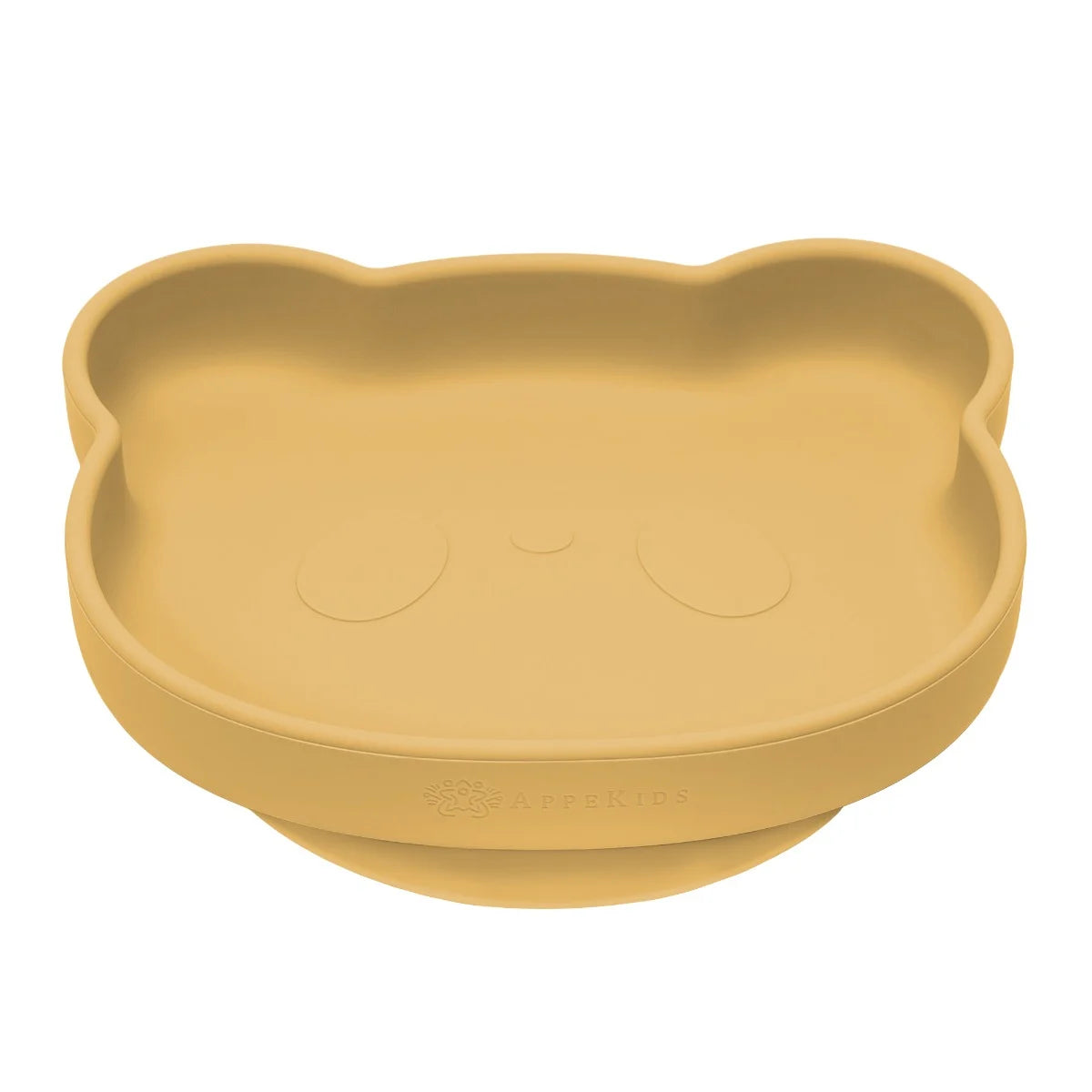 AppeKids farfurie silicon cu ventuza Little Bear 6m+ Honey