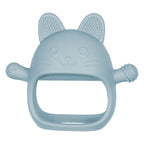 AppeKids jucarie dentitie din silicon Manusa Kitty 3m+ Aqua Blue