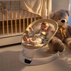 AppeKids leagan electric cu senzor de miscare Evoque 0m+ Bubble Beige