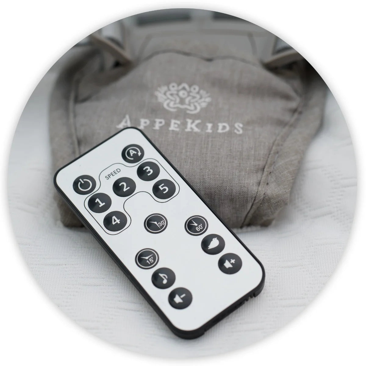 AppeKids leagan electric multifunctional I-Size 0-9 kg Powder Grey