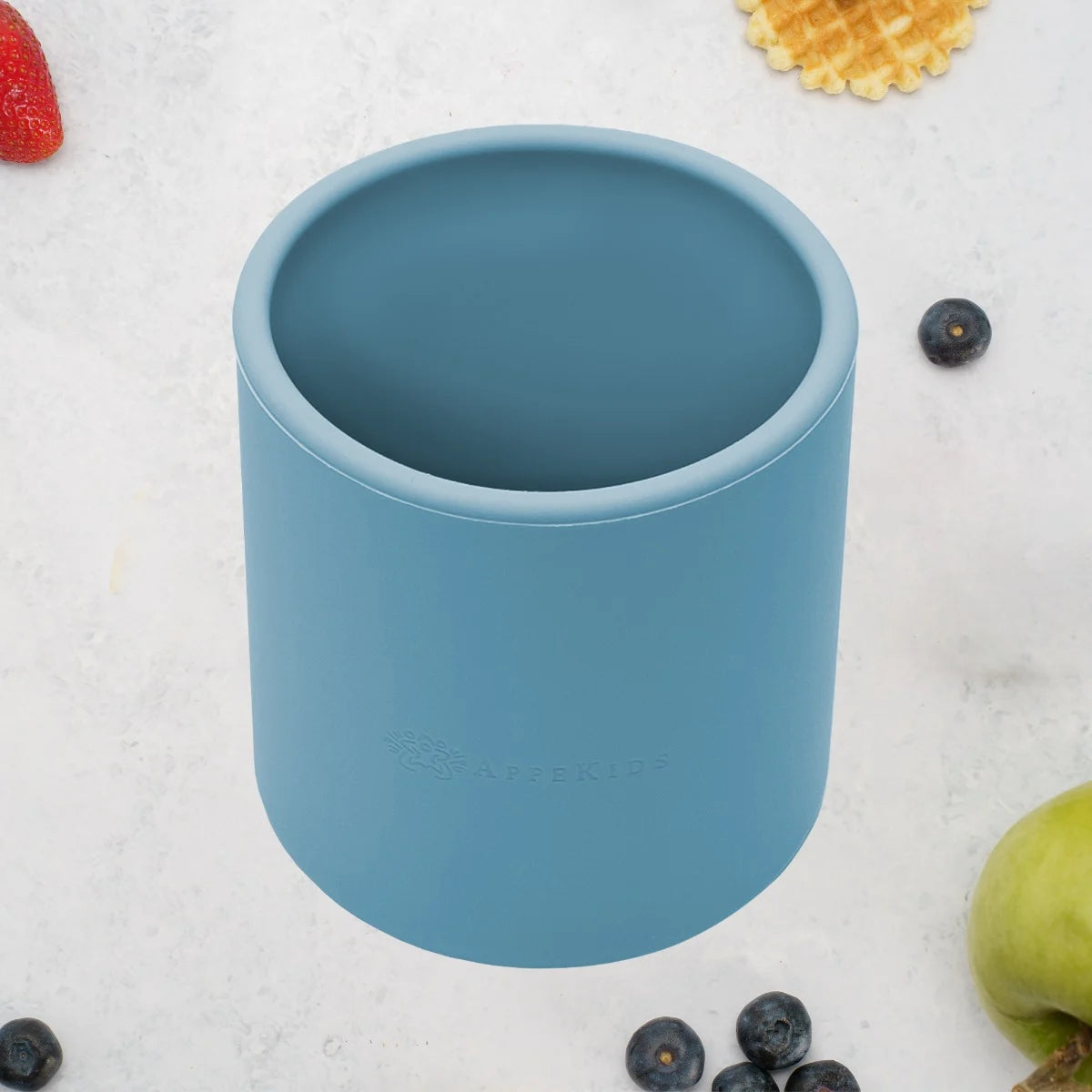 AppeKids pahar din silicon 6m+ Aqua Blue