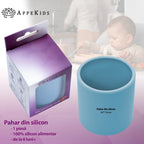 AppeKids pahar din silicon 6m+ Aqua Blue