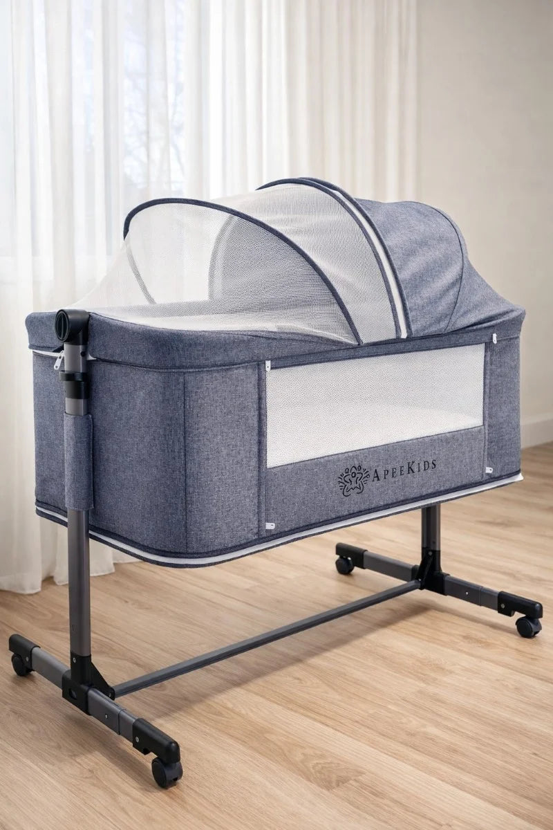 AppeKids patut co-sleeper 4in1 DREAMY 0-3 ani Grey