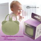 AppeKids port suzeta silicon The Little Bear 0m+ Raw Green