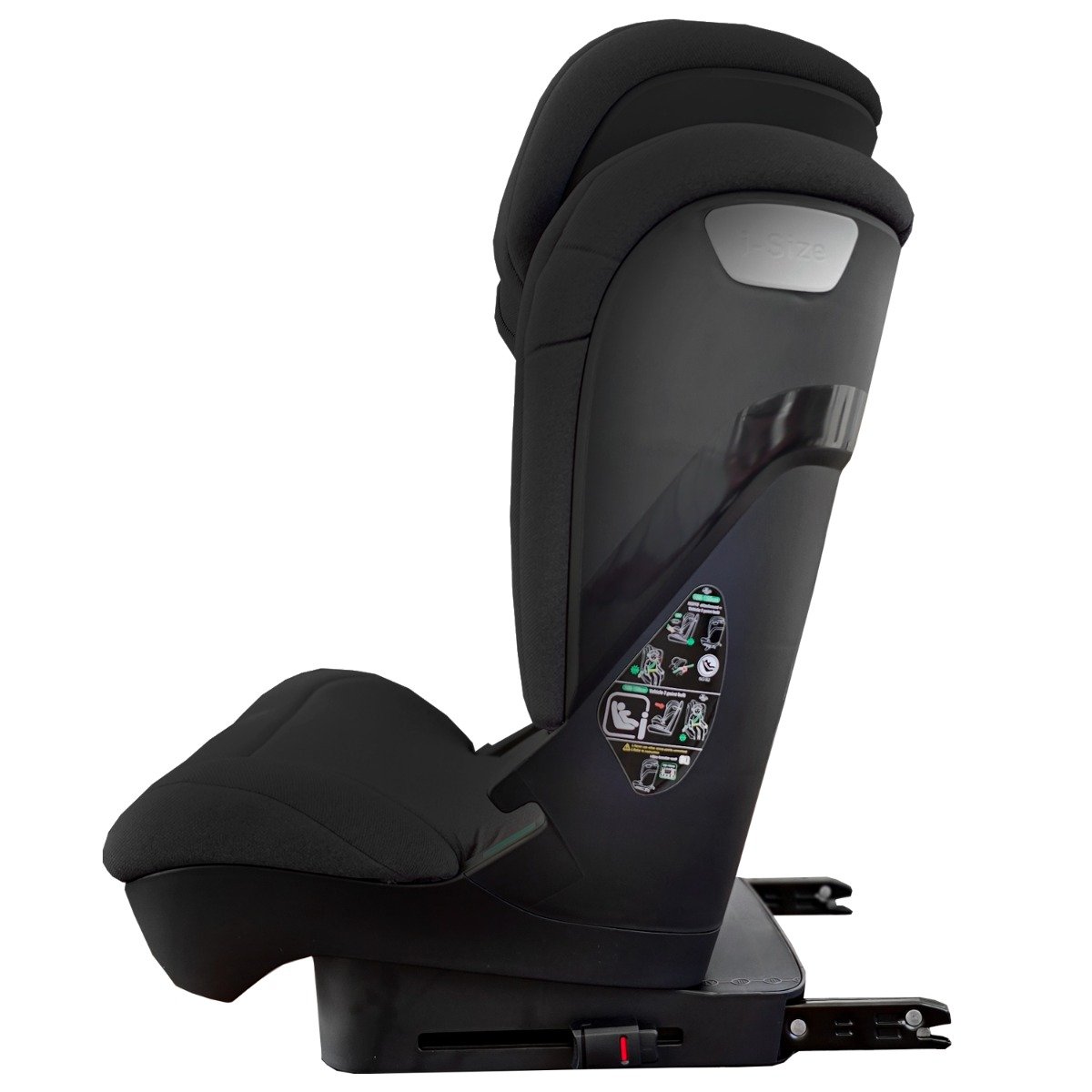 AppeKids scaun auto I-Size 100-150 cm Q-Fix Black