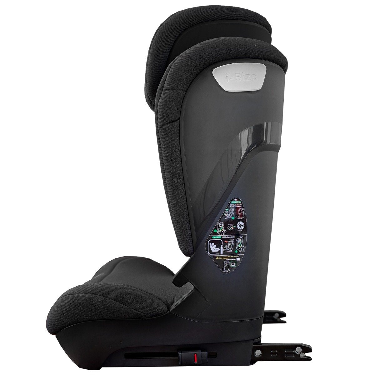 AppeKids scaun auto I-Size 100-150 cm Q-Fix Black