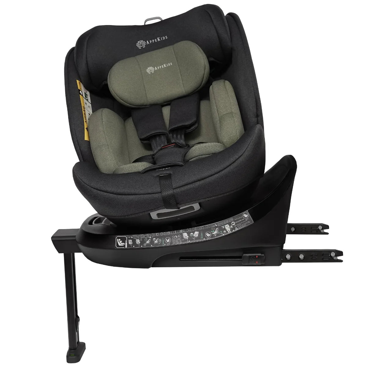 AppeKids scaun auto Pro Confort i-Size Rear Facing 360° 40-150 cm Green