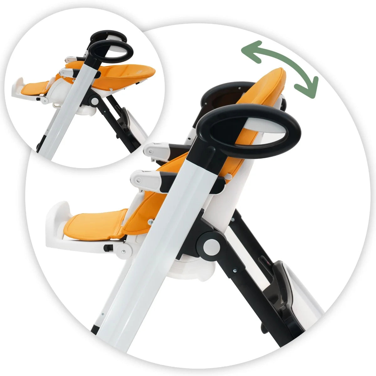 AppeKids scaun de masa Vogue 6m+ Orange