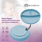 AppeKids set diversificare Classic din silicon 6m+ Aqua Blue