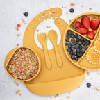 AppeKids set diversificare Classic din silicon 6m+ Honey
