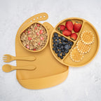AppeKids set diversificare Classic din silicon 6m+ Honey