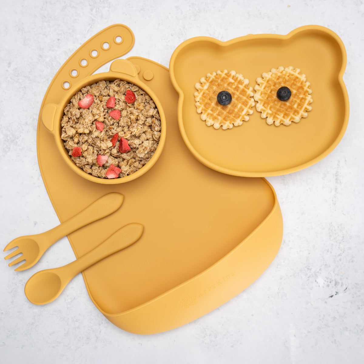 AppeKids set diversificare Panda din silicon 6m+ Honey Imagine principală a produsului