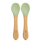 AppeKids set lingurite din bambus 6m+ Raw Green